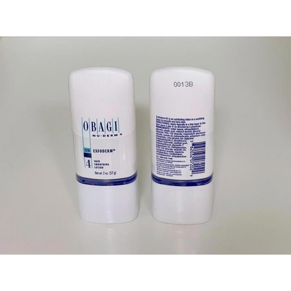 1x NEW Obagi Medical Nu-Derm Exfoderm 2 oz Skin Smoothing Lotion AM #4